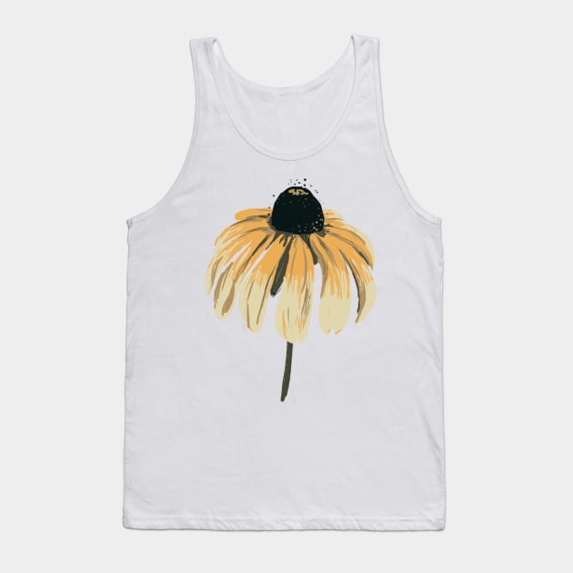 Black Eyed Susan Tank Top by crumpetsandcrabsticks